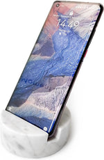 Luxurious Marble Cell Phone Stand Holder for Desk, Countertop, and Table