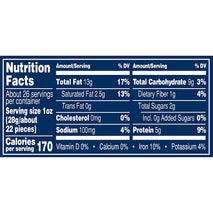 PLANTERS Fancy Whole Cashews with Sea Salt - 26 Oz Resealable Jar, Kosher, Good Source of Nutrients