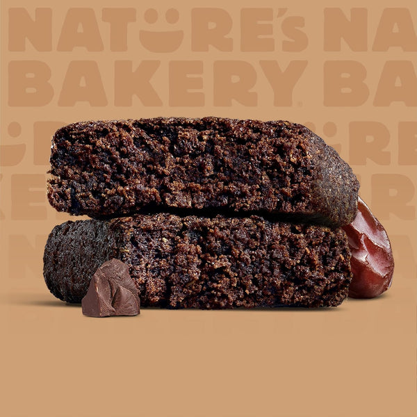 Nature's Bakery Double Chocolate Brownie Bars, Whole Grains, Dates, and Cocoa, Plant Based, Dairy-Free Snack Bars