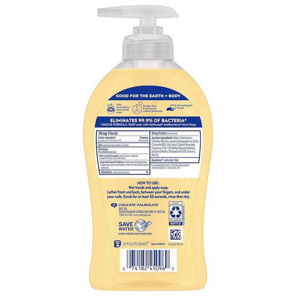 Softsoap Antibacterial Liquid Hand Soap, Kitchen Fresh Hand Soap, 11.25 Fl Oz (Pack of 6)