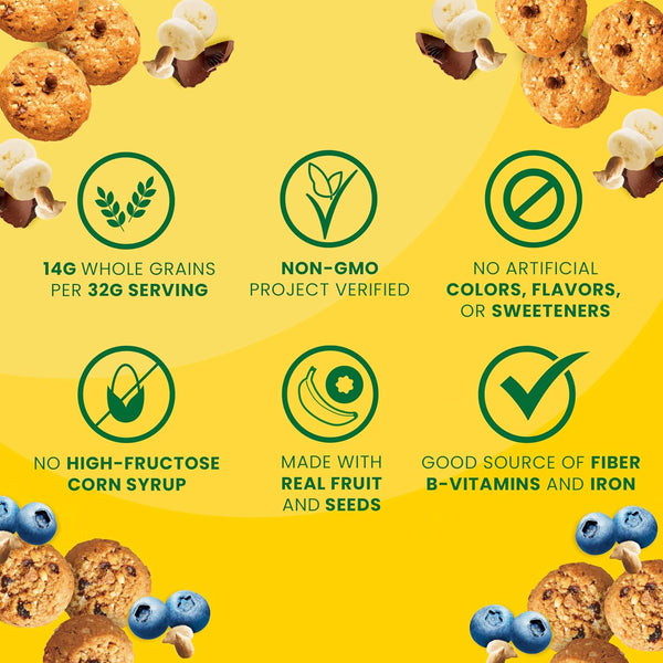 belVita Energy Snack Bites Variety Pack, 15 Individually Wrapped Snack Packs