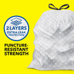 Glad ForceFlex Tall Kitchen Trash Bags, 13 Gallon, Gain Fresh Clean, 40 Count (Package May Vary) - Rayz Mart
