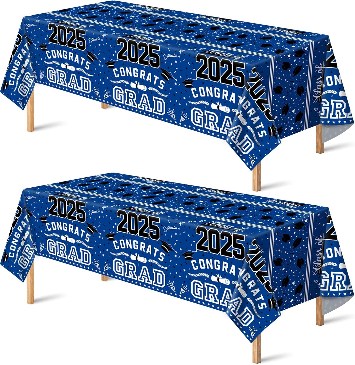 OHOME Thanksgiving Tablecloth - Thanksgiving Decorations - Friendsgiving Table Decor for Party Favors Essentials Backdrop Outdoor Indoor,52''x87'',2 Pack