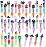 cZWZ 20Pcs Mini Multicolor Pens 4-in-1 Cute Ballpoint Pens for Kids Birthday Party Favors Gifts Teacher Supplies