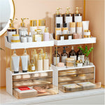 3-Tier Bathroom Counter Organizer with Drawers for Makeup and Storage