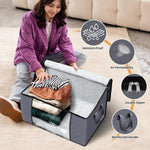 6 pack storage bags for clothes and blanket organization