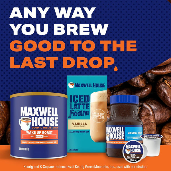 Maxwell House 28.4oz Medium Roast Ground Coffee for Energizing Wake-Up