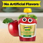 Mott's No Sugar Added Applesauce, Made from Real Fruit, No Artificial Flavors, 3.2 Oz Clear Pouches, 20 Pack