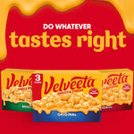 Velveeta Original Shells and Cheese Mac, 3 Boxes, Easy Dinner or Sides, Made with Real Cheese, 12 oz