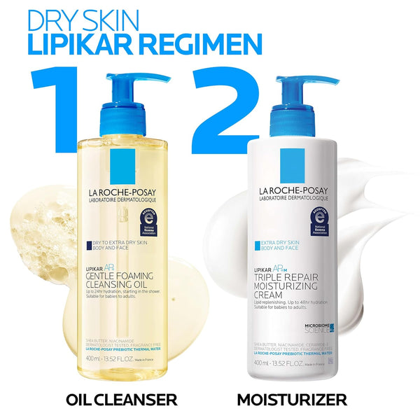 la-roche-posay lipikar ap+ triple repair moisturizing cream for dry skin and sensitive skin