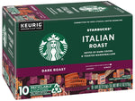 Starbucks Italian Roast Coffee K-Cup Pods, Dark Roast, 100% Arabica, 20 K-Cups