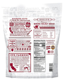 Diamond of California Shelled Walnut Halves and Pieces, 32 oz Raw Walnuts for Baking and Snacking