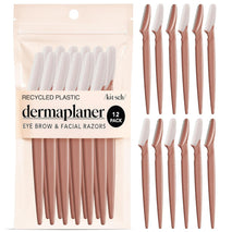 kitsch dermaplane razor terracotta 12 pieces exfoliating facial skin care tool facial hair removal