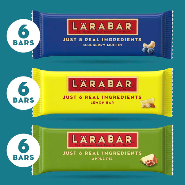 Larabar Fruit and Nut Bars Variety Pack, 28.8 oz, 18 Ct