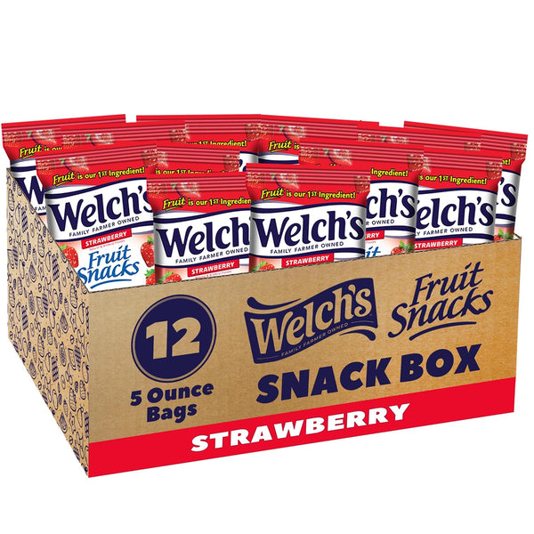Welch's Fruit Snacks, Mixed Fruit Resealable Snack Pack, Gluten Free, 28oz Snack Pack (Pack of 1)