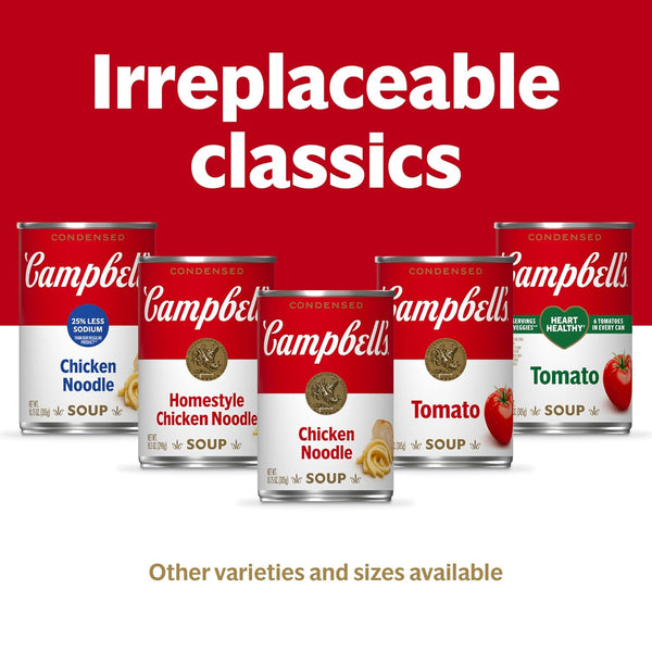 Campbell's Condensed Chicken Noodle Soup, 10.75 Oz Can, Pack of 4
