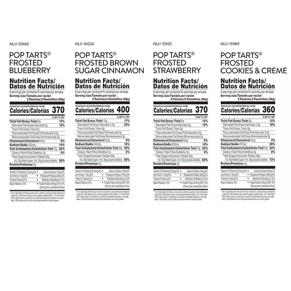 Pop-Tarts Toaster Pastries Variety Pack Breakfast Snacks for Kids and Adults