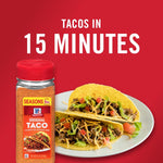 McCormick Original Taco Seasoning Mix, 8.5 oz, No Artificial Flavors, Classic Flavor, Family Favorite, Mild Heat