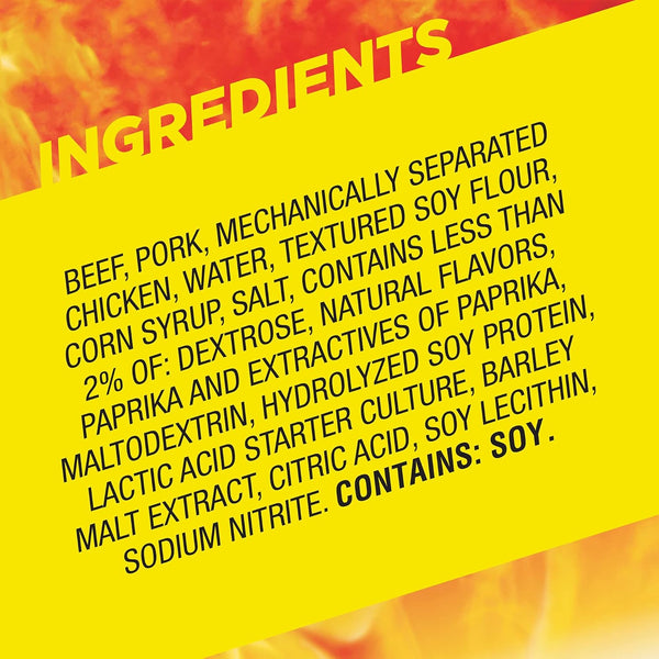 Slim Jim Smoked Meat Sticks, Mild Flavor, 26 Count, 0.28 oz Each