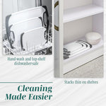 3-piece cutting board set with non-slip handles and gray color