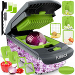Fullstar The Original Pro Chopper - Vegetable Chopper and Spiralizer, Food Chopper with Container, Fruit Slicer, Kitchen Gadgets & Accessories, Home Essentials (4 in 1, White)