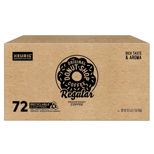 Original Donut Shop Keurig Medium Roast K-Cup Pods, 72 Count, Kosher Certified