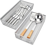 Silverware Drawer Organizer, 6 Pack Utensil Organizer for Kitchen Drawers