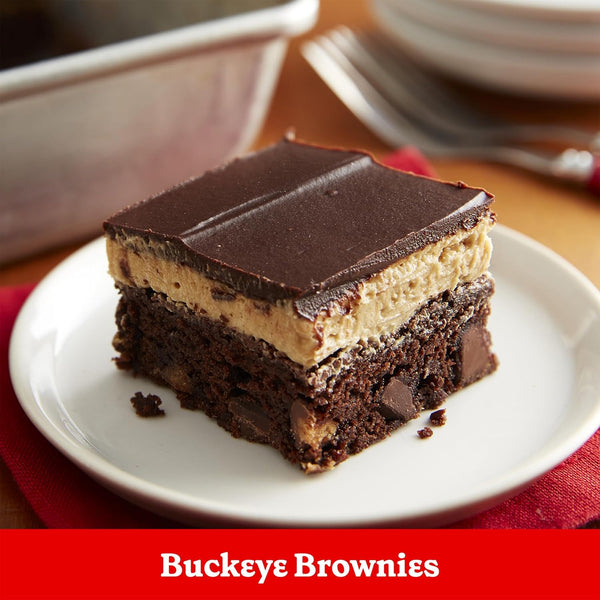 Betty Crocker Supreme Chocolate Chunk Brownie Mix, 18 oz - Fudgier, Decadent Baking
