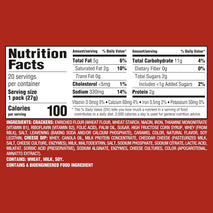 ritz handi-snacks crackers 'n cheesy dip snack packs for school, work, and home, 20 snack packs, 0.95 oz each
