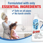 Drano Balance Drain Clog Remover and Cleaner, Non-Corrosive Formula, Safe on All Pipes and Septic Tanks, Formulated Using Only Essential Ingredients, 32 Fl Oz