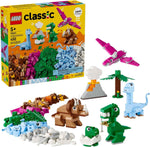 LEGO Classic Creative Dinosaurs Toy - Building Blocks for Kids, Boys and Girls, Ages 5+ - Learning and Educational Toy for Preschool - Gift Idea for Birthdays - 11041