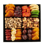 Dried Fruit and Nut Gift Basket Arrangement Platter for Snacking