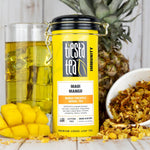 Maui Mango Loose Leaf Herbal Tea Blend for Hot or Iced Brewing