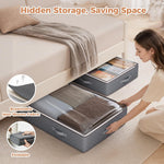 90L Under Bed Storage Containers for Linen Sheets and Clothing