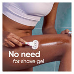gillette venus white tea womens razor handle 4 blade refills