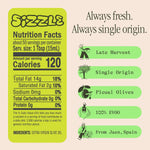 Graza Sizzle Single Origin Extra Virgin Olive Oil, 25.3 Fl Oz (750ml), Cooking Oil in a Squeeze Bottle from Spain