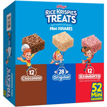 Rice Krispies Mini Crispy Marshmallow Squares Variety Pack Snacks