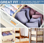 Drawer Organizer Clothes 12 Pack for Nursery Bedroom Closet Organization
