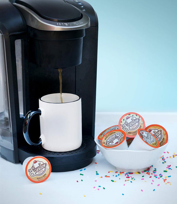 Sundae Ice Cream Flavored Coffee Pods, 48 Count, Compatible with 2.0 Keurig K-Cup Brewer