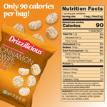 Mini Rice Cakes Cinnamon Swirl, Gluten Free, Vegan, 90 Calories Per Bag