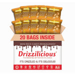 Mini flavored rice cakes in birthday cake flavor, 90 calories per bag, vegan and gluten free