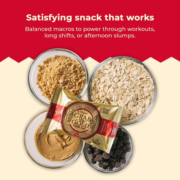 Handcrafted Protein Snack Bars with Organic Oats and Peanut Butter