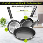 Utopia Kitchen Nonstick Cookware 3 Piece Set with Induction Bottom