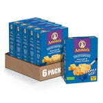Annie's Organic Pasta Macaroni and Cheese with Real Cheddar, Quick Family Meal or Snack, 6 oz