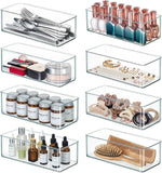 Deep Drawer Organizer Bins for Bathroom, Pantry, Office, and Desk