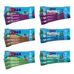 Zbar and Zbar Protein variety pack with organic oats, non-GMO, soft-baked energy snack bars and crispy protein bars (16 pack)