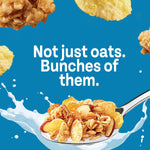 Post honey bunches of oats with almonds breakfast cereal, 18 oz family size box, whole grains, vitamins and minerals
