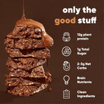 IQBAR Plant Protein Bars - 7 Count - Gluten and Dairy Free, Low Sugar Snack