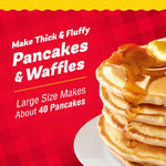 Mrs. Butterworth Pancake and Waffle Mix, 32 Ounce, Non-GMO, No Preservatives, Easy to Make, Great Source of Calcium