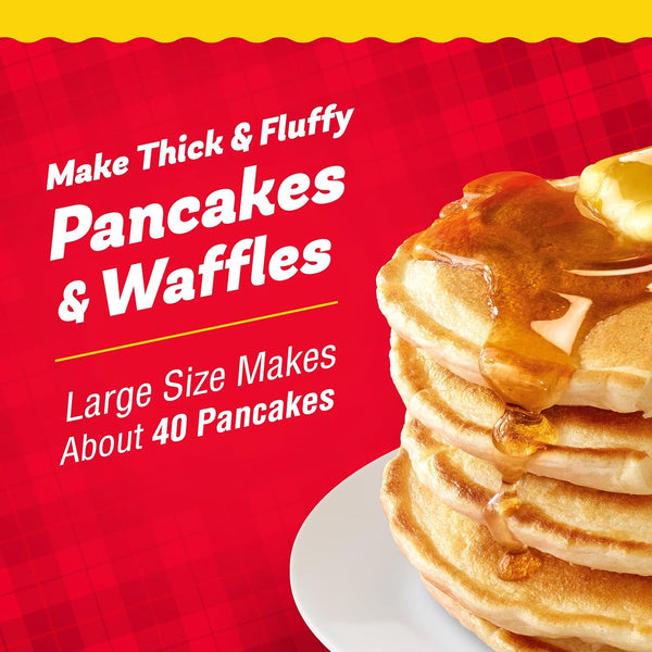 Mrs. Butterworth Pancake and Waffle Mix, 32 Ounce, Non-GMO, No Preservatives, Easy to Make, Great Source of Calcium